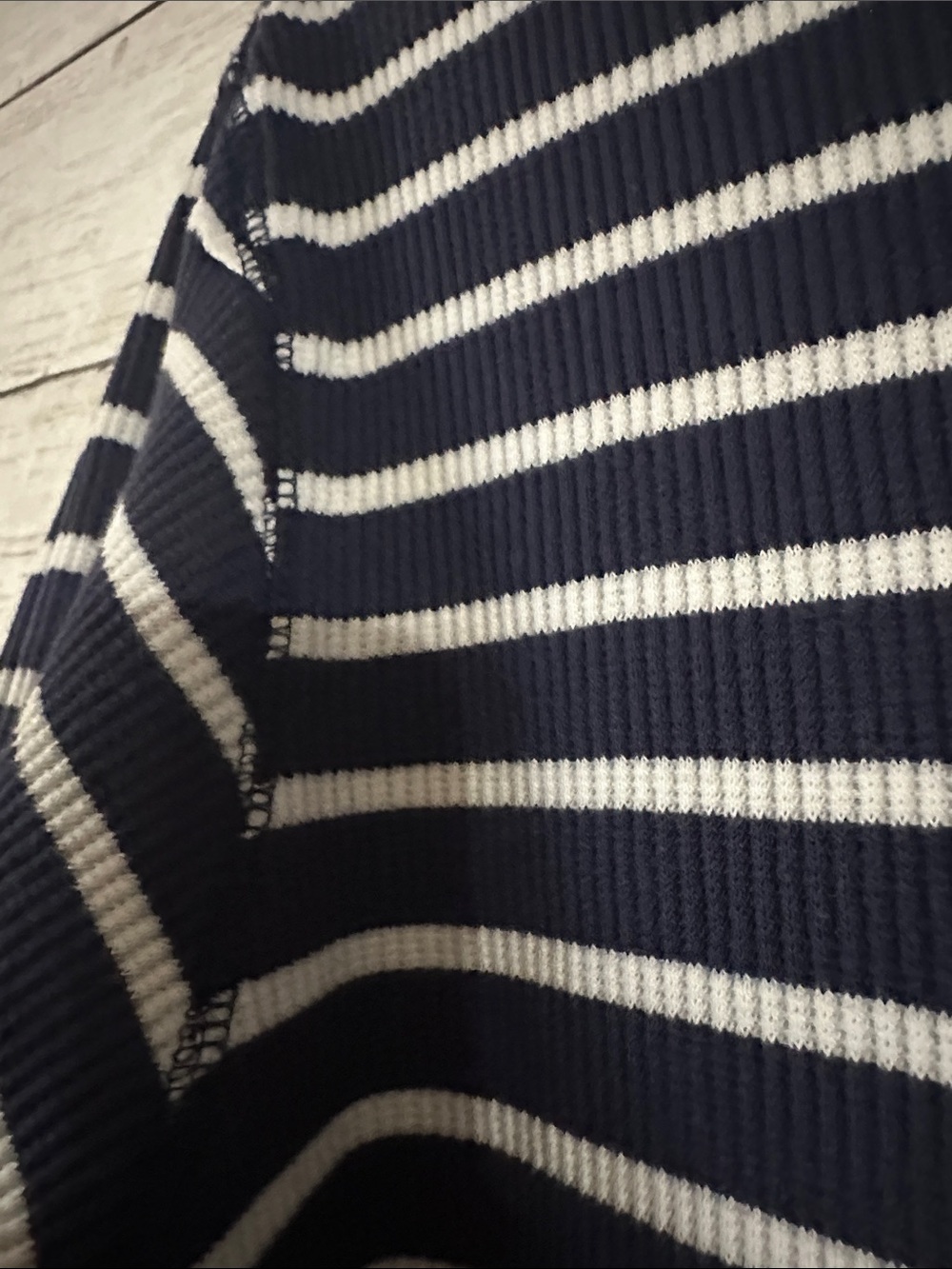 Vintage Y2K U.S. Polo Assn. Striped Ribbed Thermal Long sleeve size Large - Picture 4 of 16